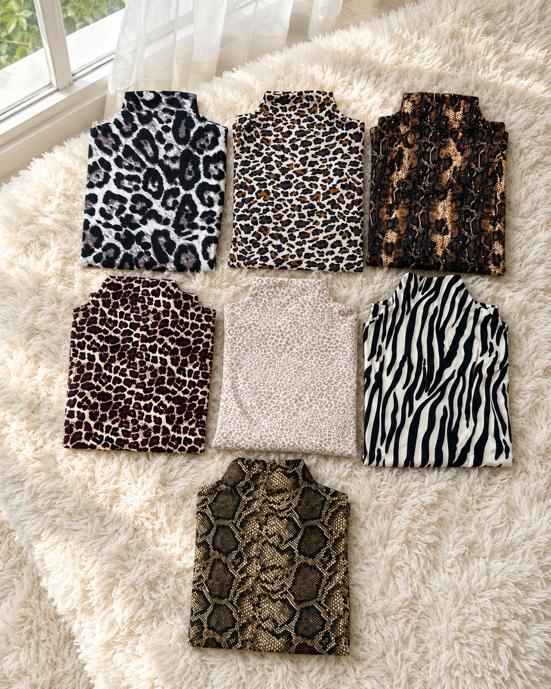 Poleras Animal Print Por Talles 5 6 7