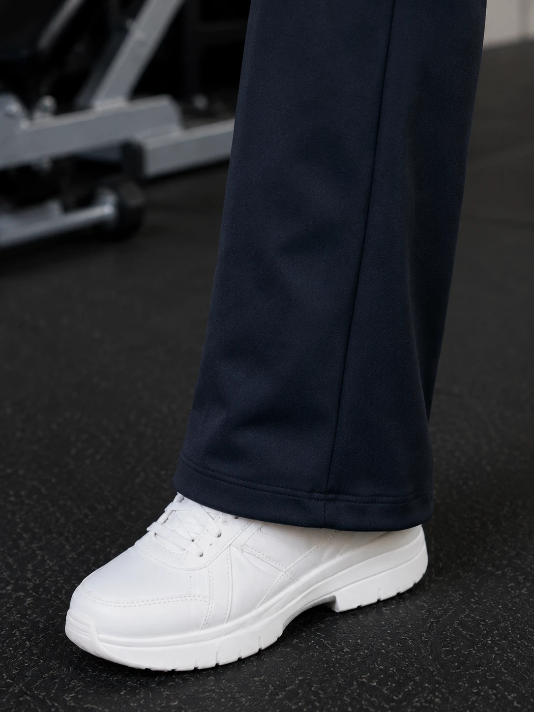 Calza Pantalón Mujer Recta Tiro Alto Licra Super Action
