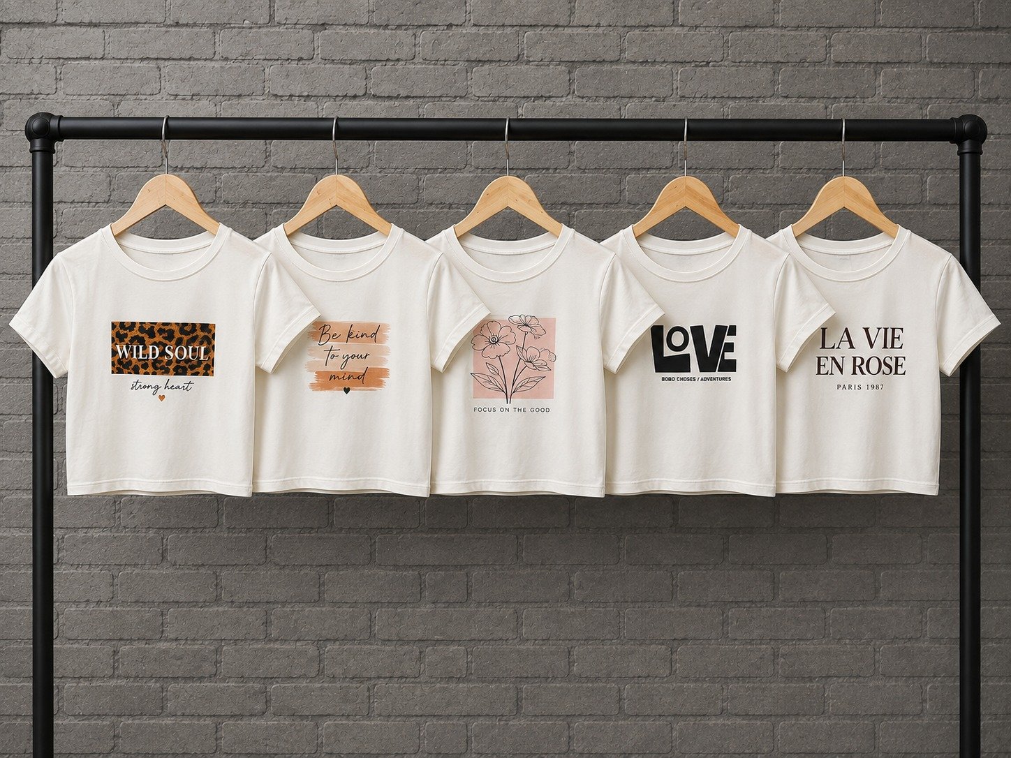 Remera Basica Brush - Estampas Surtidas