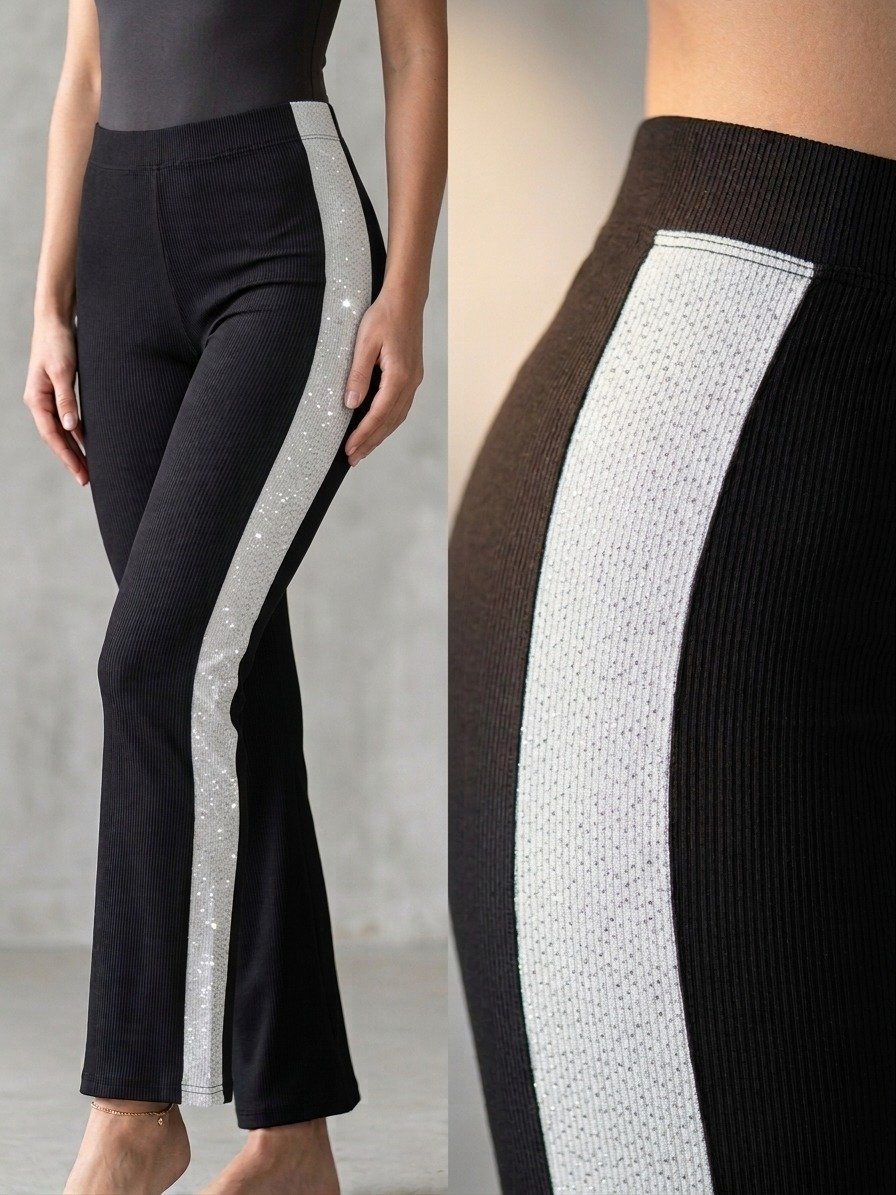 Pantalon Con Aplique