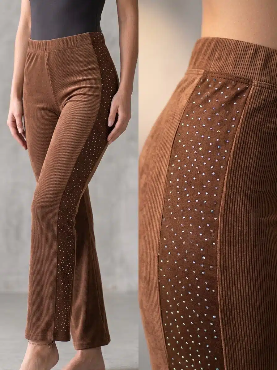 Pantalon Con Aplique