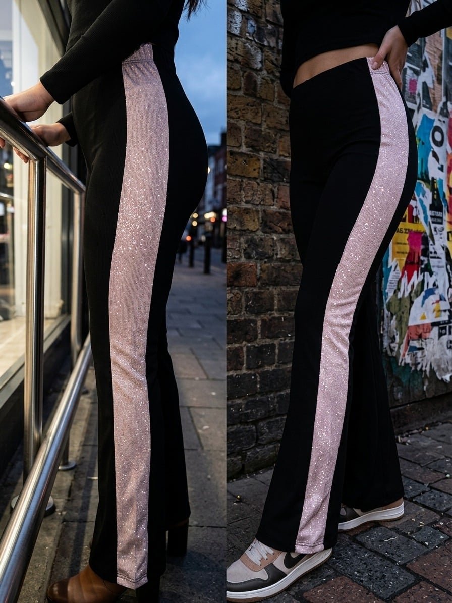 Pantalon Con Aplique