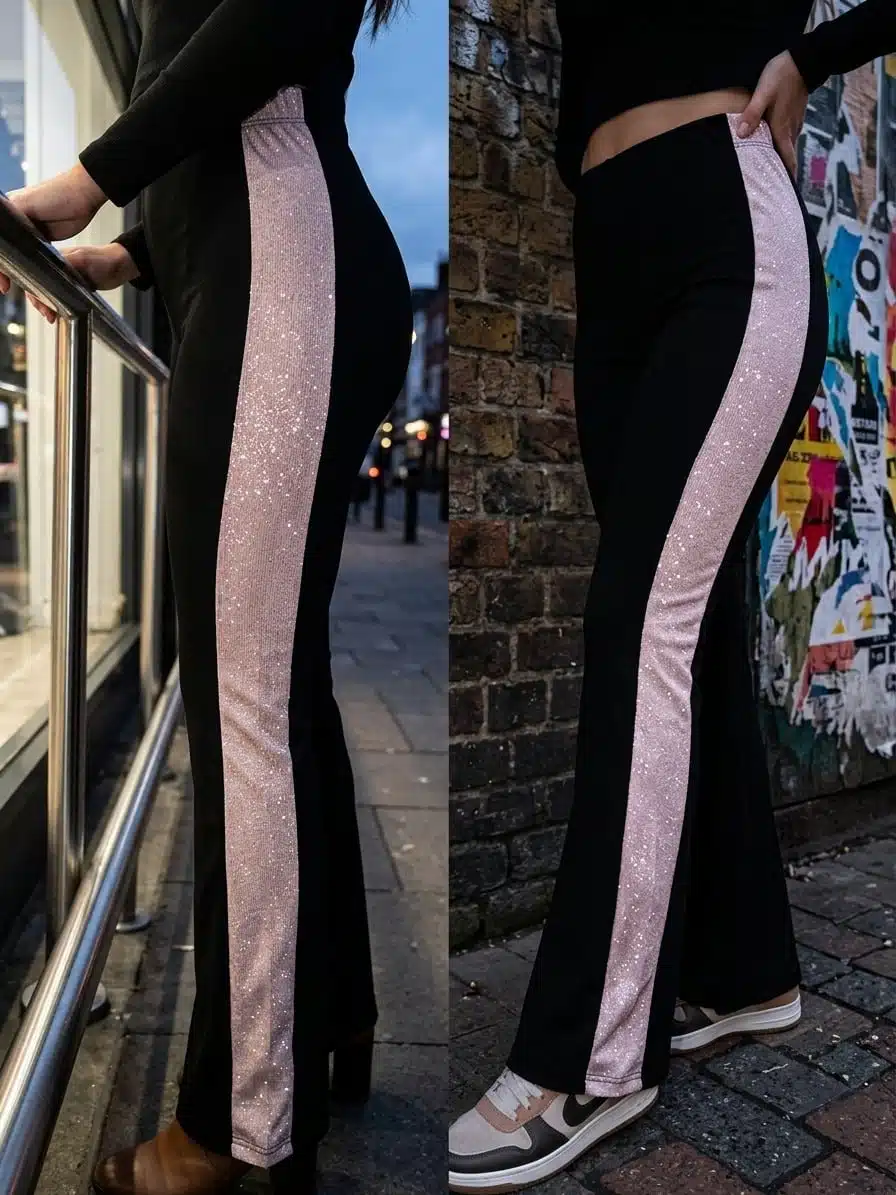 Pantalon Con Aplique