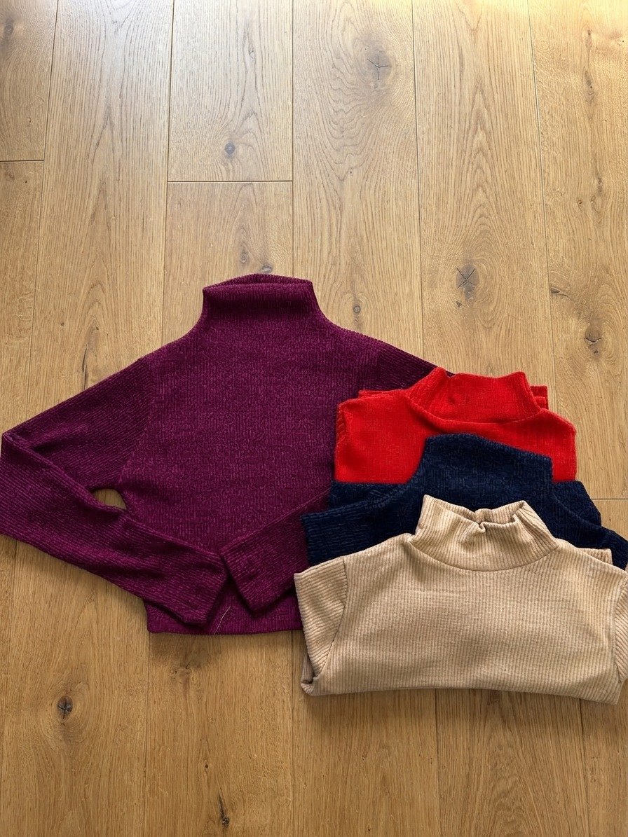 Pack 5 Polera Larga y Corta X 0