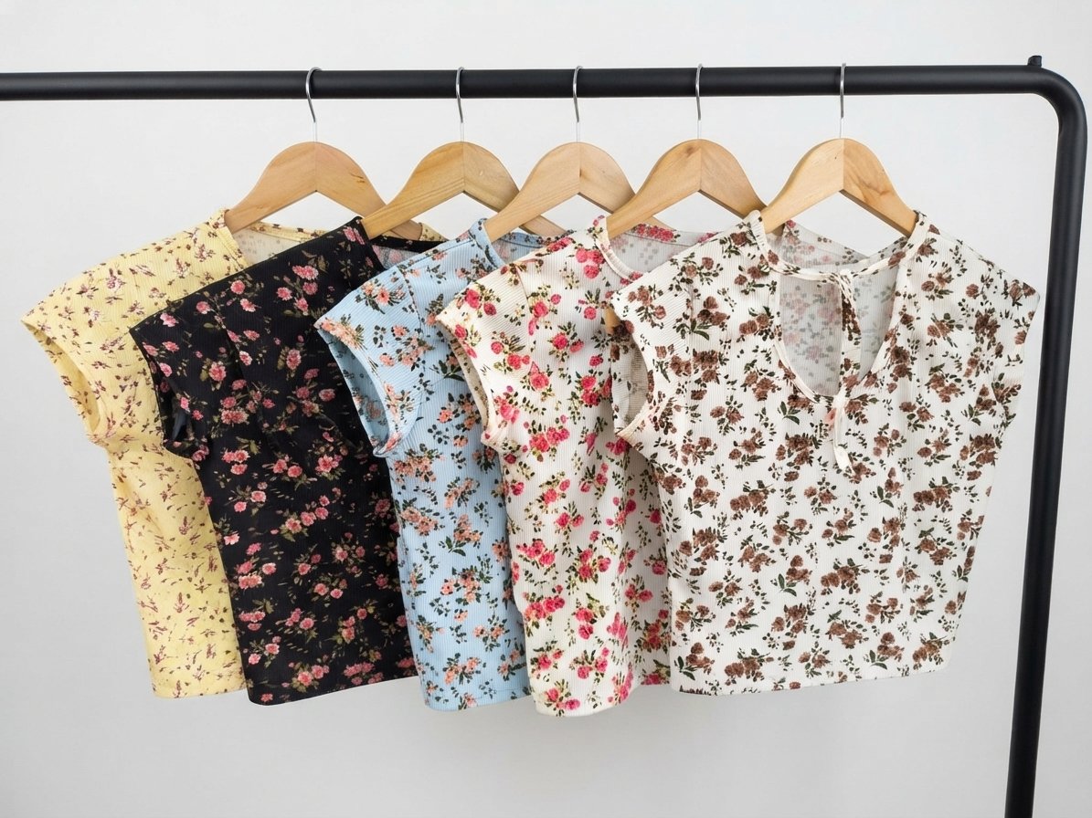 Remera Country Morley Mix Flores